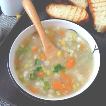 कॉर्न सूप बनाने की विधि (Corn soup recipe in Hindi)